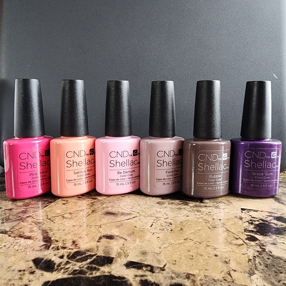 CND Shellac gel polish set LARGE SIZE